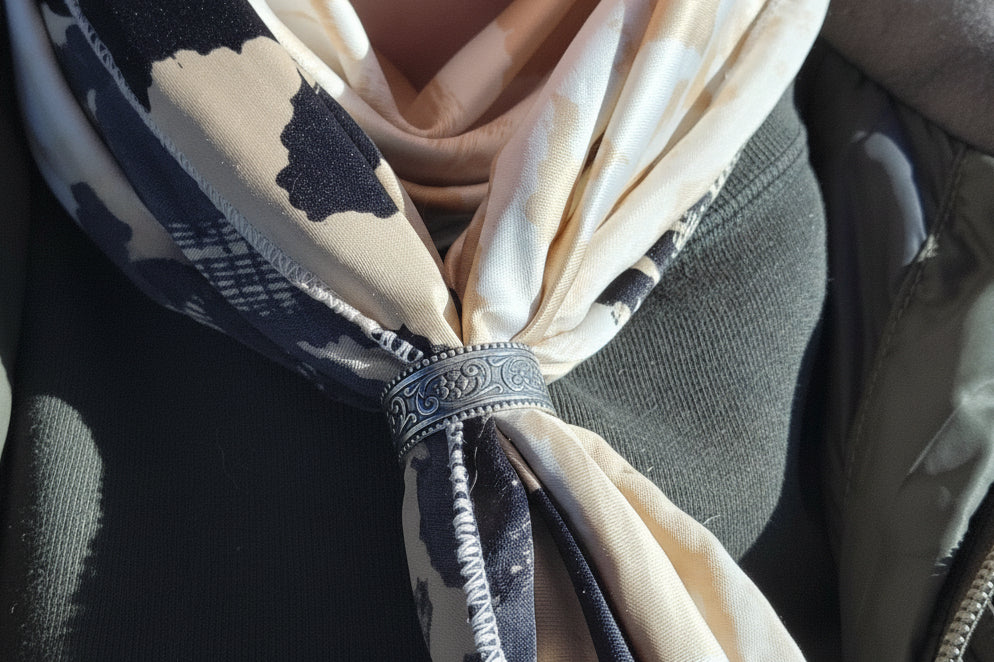 Turquoise Ring/Scarf Slide